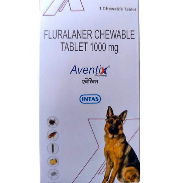 Aventix 1000 mg (Fluralaner) Chewable - Dogs 20-40 kg (1 tablet)