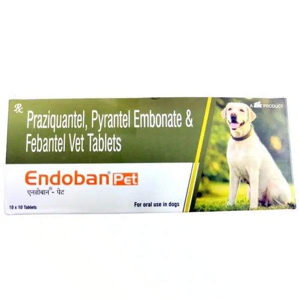Endoban Dewormer Tablets - Dogs (10 tablets)