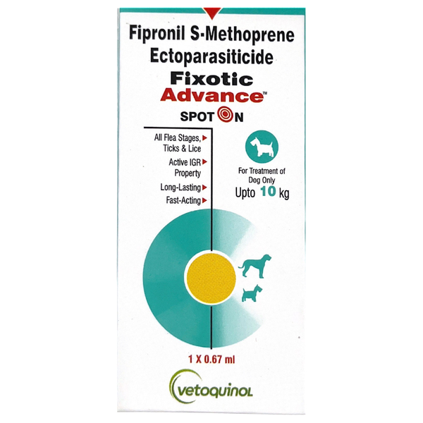 Fixotic Advance Spot On - Dogs up to 10 kg (1 pipette)
