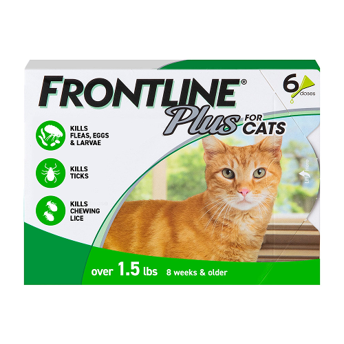 Frontline Plus Spot On - Cats (3 pipettes)