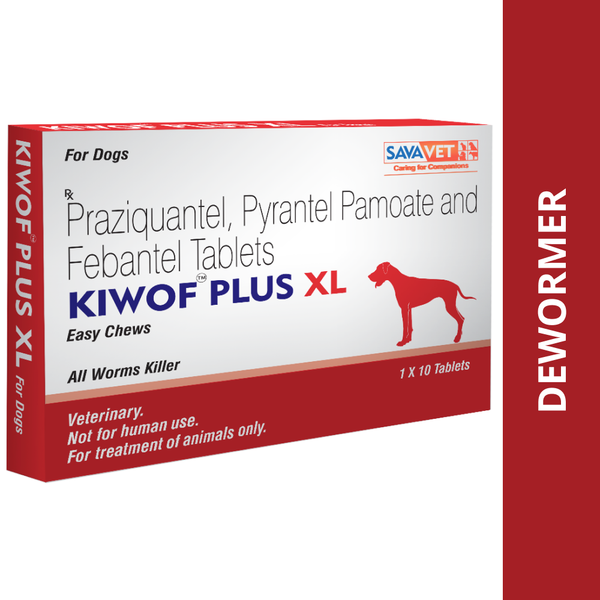 Kiwof Plus XL Deworming Tablets - Dogs (10 tablets)