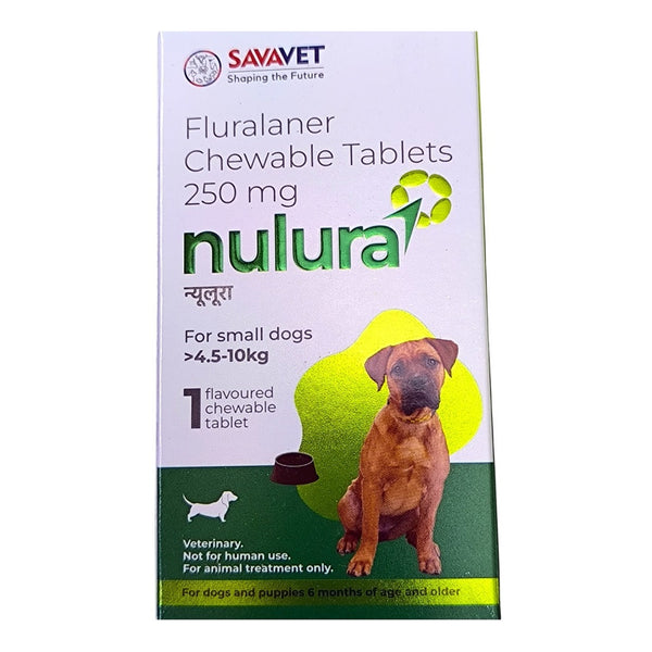 Nulura (Fluralaner) Chewable - Dogs 4.5-10 kg (1 tablet)